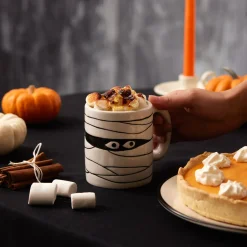 Clearance Halloween Mumie Ceramic Mug, 450ml, Multicolour Mugs