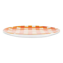 Outlet Halloween Pumpkin Ceramic Serving Platter, 27cm, Orange White Serving Platters