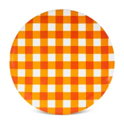 Outlet Halloween Pumpkin Ceramic Serving Platter, 27cm, Orange White Serving Platters