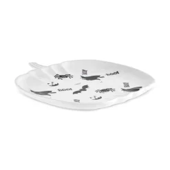 New Halloween Spitrit White Ceramic Serving Platter, 26cm, Multicolour Bowls