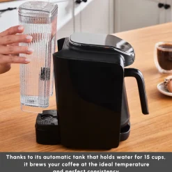 Sale Hatır Aqua Turkish Coffee Maker, 735W, Black Turkish Coffee Maker