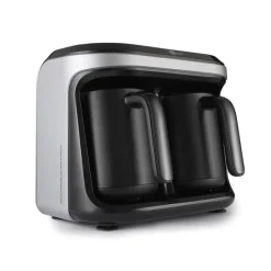 Online Hatır Hüps Duet Turkish Coffee Maker, 1400W, Silver Turkish Coffee Maker