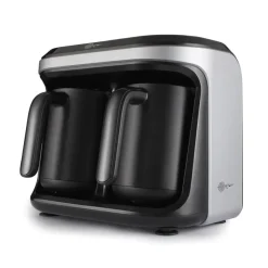 Online Hatır Hüps Duet Turkish Coffee Maker, 1400W, Silver Turkish Coffee Maker