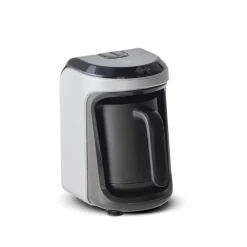 Clearance Hatır Hüps Turkish Coffee Maker and Milk Steamer, 535W, Pearl White Turkish Coffee Maker|Coffee Machines