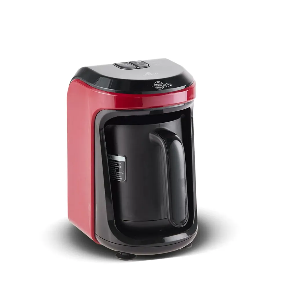 Clearance Hatır Hüps Turkish Coffee Maker and Milk Steamer, 535W, Red Coffee Machines