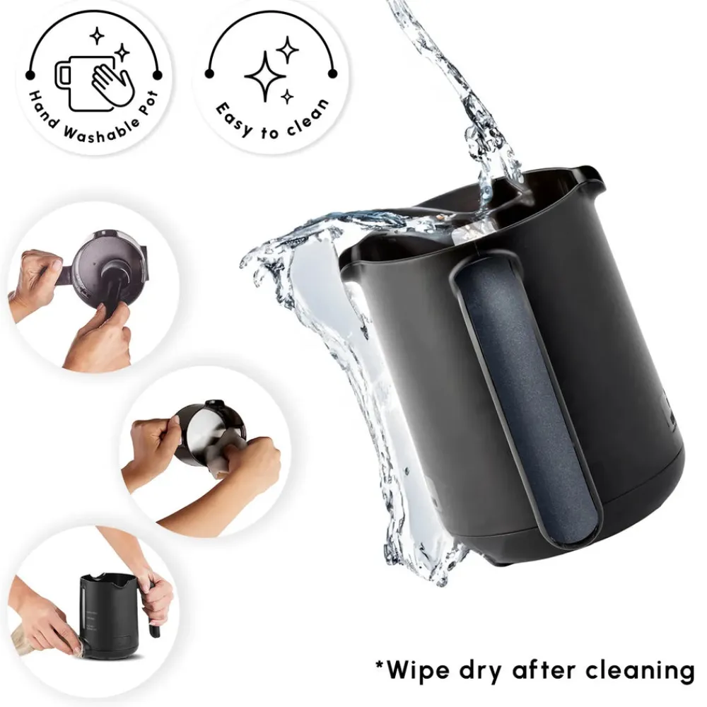 Clearance Hatır Hüps Turkish Coffee Maker and Milk Steamer, 535W, Red Coffee Machines