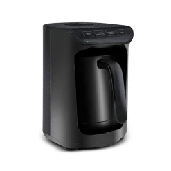 Clearance Hatır Köz Milky Turkish Coffee Maker, 535W, Shiny Black Turkish Coffee Maker