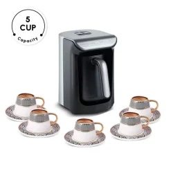 Clearance Hatır Köz Turkish Coffee Maker, 535W, Anthracite Coffee Machines|Turkish Coffee Maker