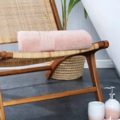 Home 100% Turkish Cotton Bath Towel, 85cmx150cm, Pink Towels
