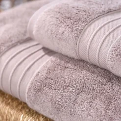 Online Home 100% Turkish Cotton Bath Towel, 85cmx150cm, Grey Towels