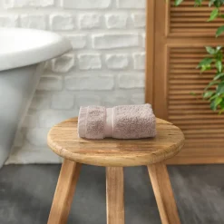 Hot Home 100% Turkish Cotton Face Towel, 30cmx30cm, Stone Towels