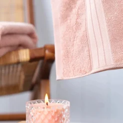 Sale Home 100% Turkish Cotton Hand Towel, 50cmx90cm, Pink Towels