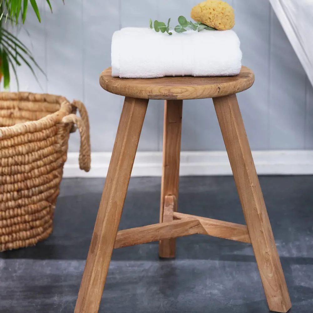 Home 100% Turkish Cotton Hand Towel, 50cmx90cm, White Towels