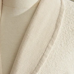 Best Home Andy 100% Turkish Cotton Bathrobe Set, L/XL, Beige Bathrobes