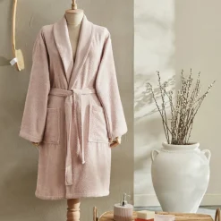 Discount Home Andy 100% Turkish Cotton Bathrobe Set, L/XL, Bathrobes