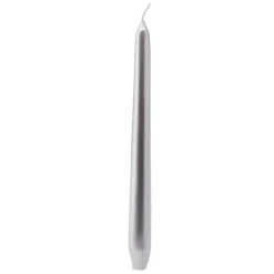 Outlet Home Andy 2-Piece Candle, 24cm, Silver Candles