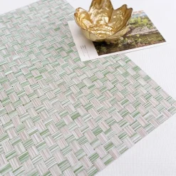 Discount Home Baldwin 2-Piece American Placemat, 30x45cm, Green Placemats