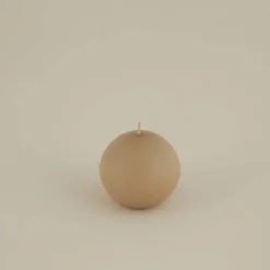 Outlet Home Ball Candle, 8cm, Ecru Candles