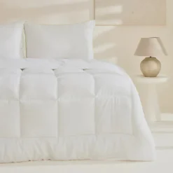 Best Home Basic Microfiber Duvet Cover, 200x200cm, Offwhite Duvet Cover Sets