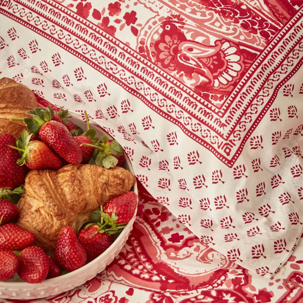 Online Home Bellance 100% Turkish Cotton Duvet Cover Set with Bed Sheet, Double, Multi Duvet Cover Sets