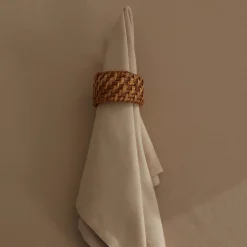 Best Home Belle 2-Piece Fabric Napkin, 40x40cm, Beige Paper Napkins