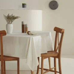 Home Belle Tablecloth, 140x200cm, Ecru Tablecloths