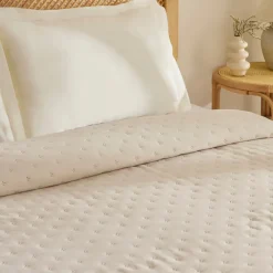 Online Home Breezy Bedspread, Double, Beige Bedspreads