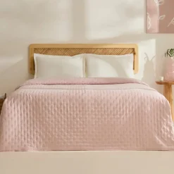 Sale Home Breezy Bedspread, Double, Powder Pink Bedspreads