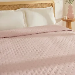 Sale Home Breezy Bedspread, Single, Powder Pink Bedspreads