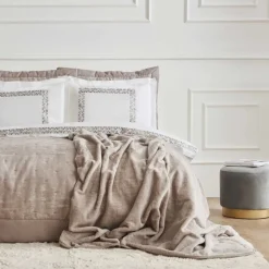 Hot Home Bride Coll Bianca Bedding Set, Double, Stone Bedding Sets