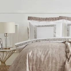 Hot Home Bride Coll Bianca Bedding Set, Double, Stone Bedding Sets