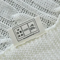 Sale Home Cable Knit Throw, 130cmx170cm, Color Throws & Blankets