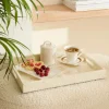 Outlet Carrie Decorative Tray, 45cm, Beige Trays