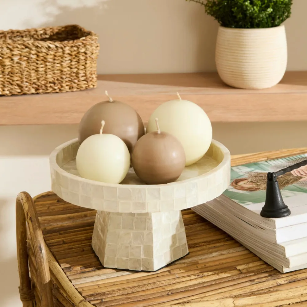 New Carrie Decorative Plate, 22cm, White Decorative Plates