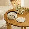 Online Carrie 6-Piece Coaster Set, White Coasters