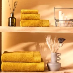 Discount Home Chandler Modal Bath Towel, 100cmx150cm, Mustard Towels