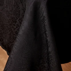 Online Home Chesney Tablecloth, 145cmx200cm, Black Tablecloths