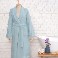 Outlet Home Daily Soft 100% Turkish Cotton Bathrobe, L/XL, Bathrobes