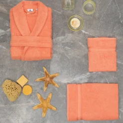 Sale Home Daily Soft 100% Turkish Cotton Bathrobe, L/XL, Bathrobes