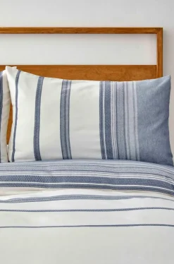 Clearance Home Dobby Woven Duvet Cover Set, King, White Indigo Duvet Cover Sets