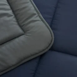 Hot Home Double Face Duvet Cover, 135x200cm, Blue-Mint Duvet Cover Sets