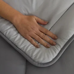 Outlet Home Double Face Duvet Cover, 135x200cm, Anthratice-Grey Duvet Cover Sets