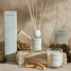 Clearance Home Essential Green Touch Candle, Aquamarine Candles