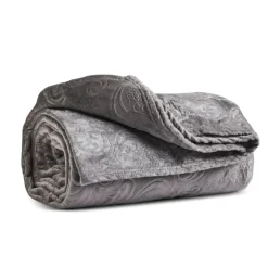 New Home Felix Blanket, 220cmx240cm, Grey Throws & Blankets