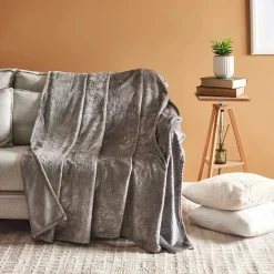 New Home Felix Blanket, 220cmx240cm, Grey Throws & Blankets