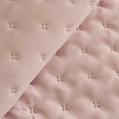 Online Home Fiona Bedspread Set, Double, Powder Pink Bedspreads