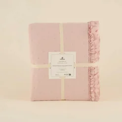Online Home Fiona Bedspread Set, Double, Powder Pink Bedspreads