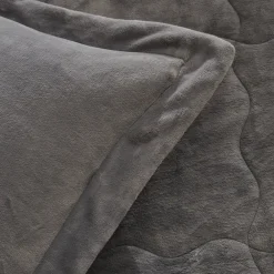 Discount Home Flufy Comfort Bedding Set, Double, Anthracite Bedding Sets