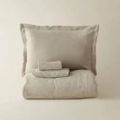 Best Home Flufy Comfort Bedding Set, Double, Beige Bedding Sets