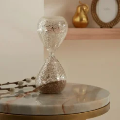 Home Glitter 15 Min. Hourglass, 8x15cm, Ornaments